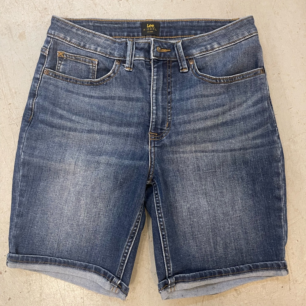 Lee Women’s Dark Blue Denim Shorts